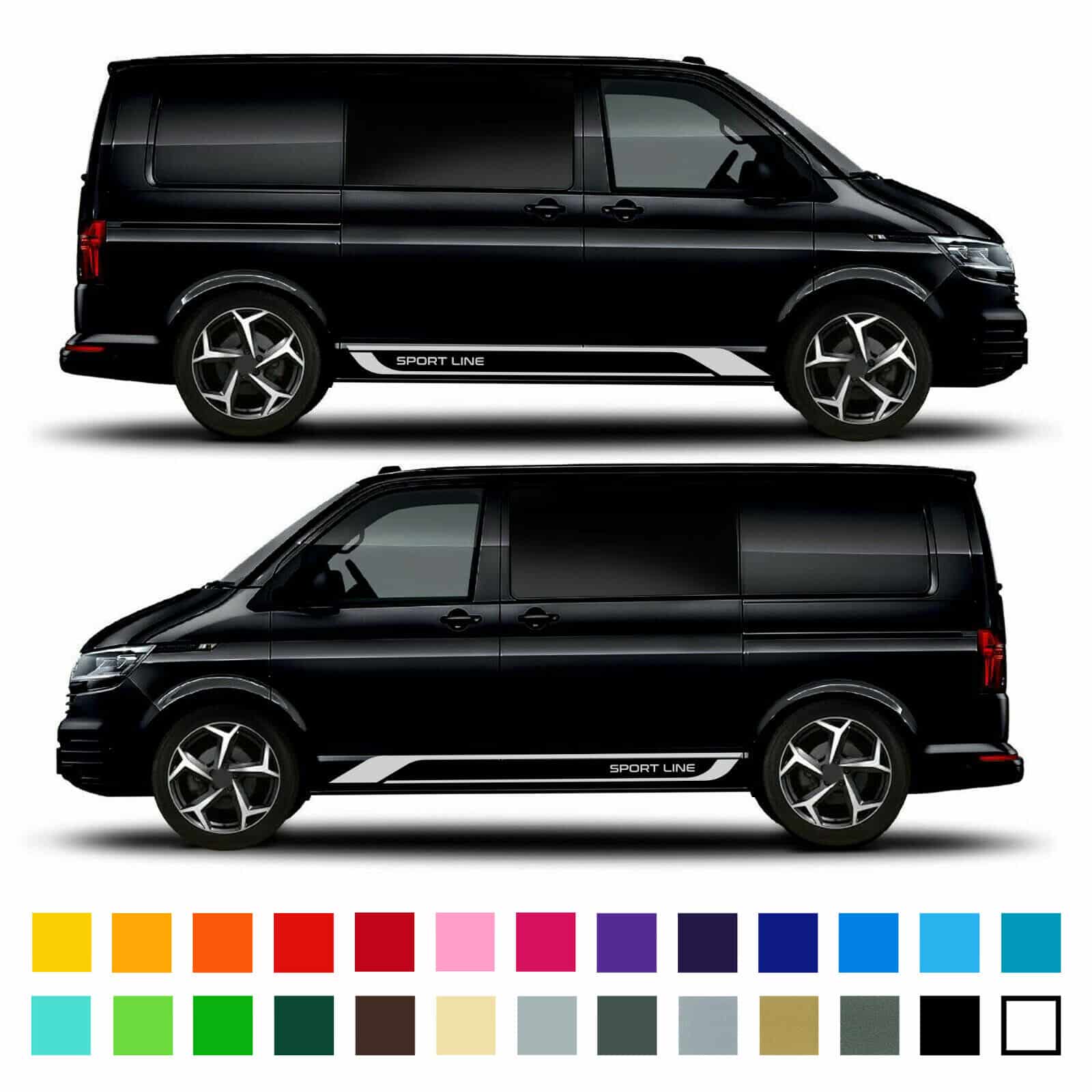 Transporter Sport Line Vinyl Stripe Graphics