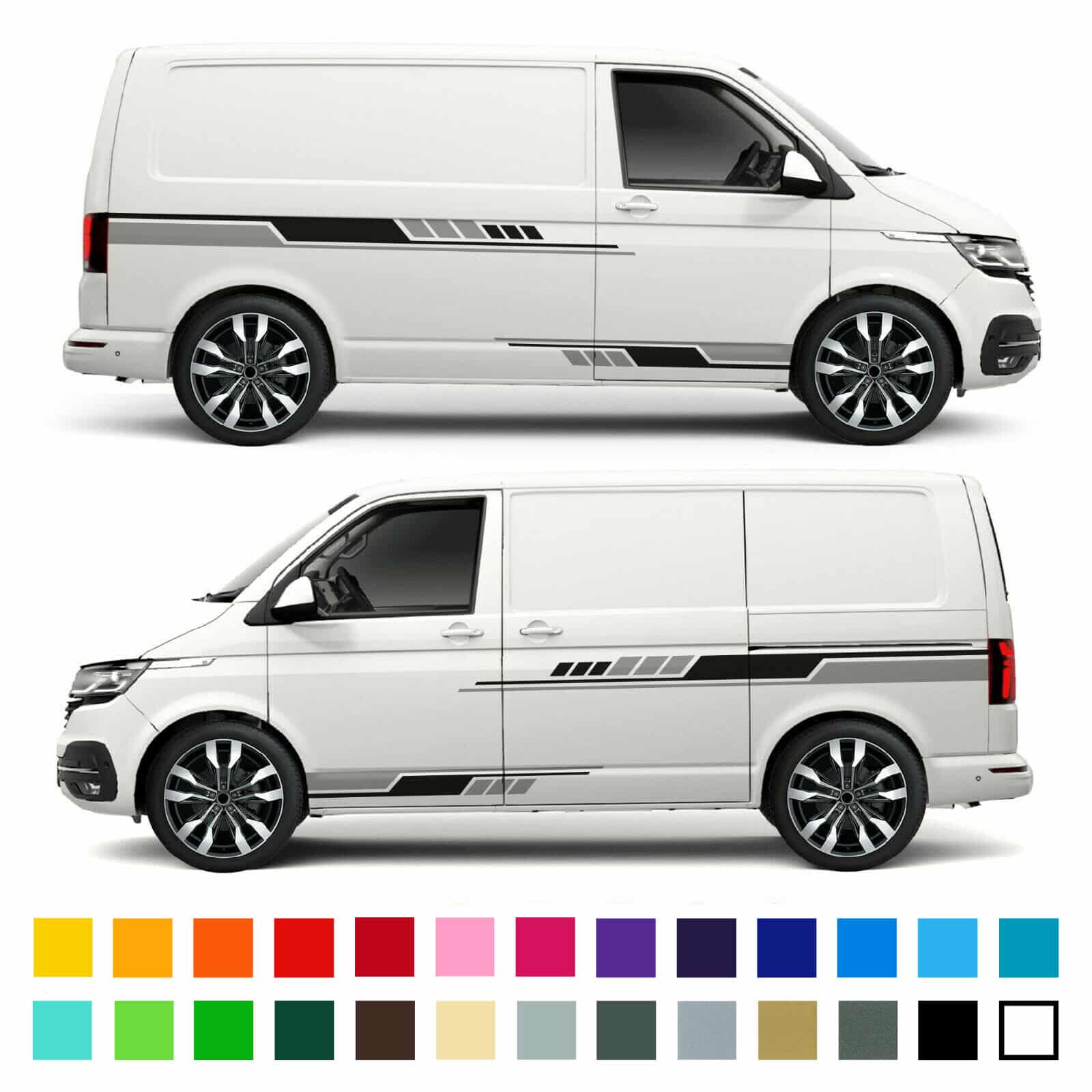 Transporter T4 T5 T6 Camper Van Dual Side Stripes