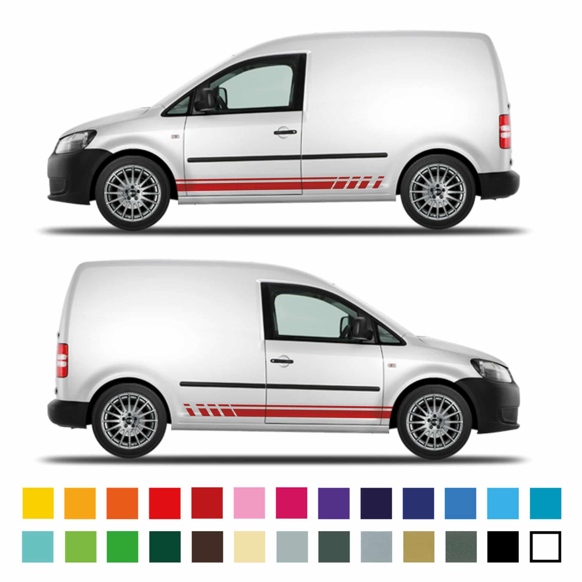 Vw Caddy Side Speed Stripe Graphic