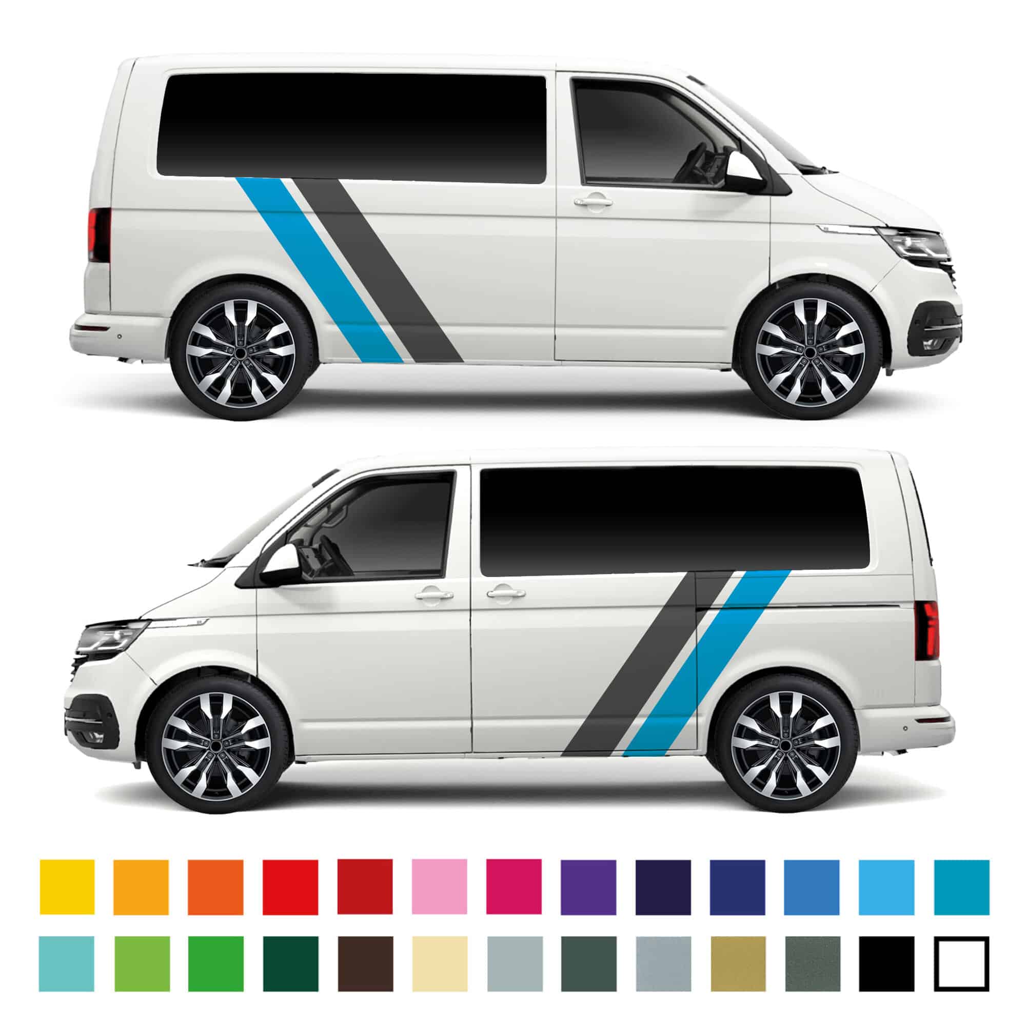 Transporter Camper Back Slash Graphic