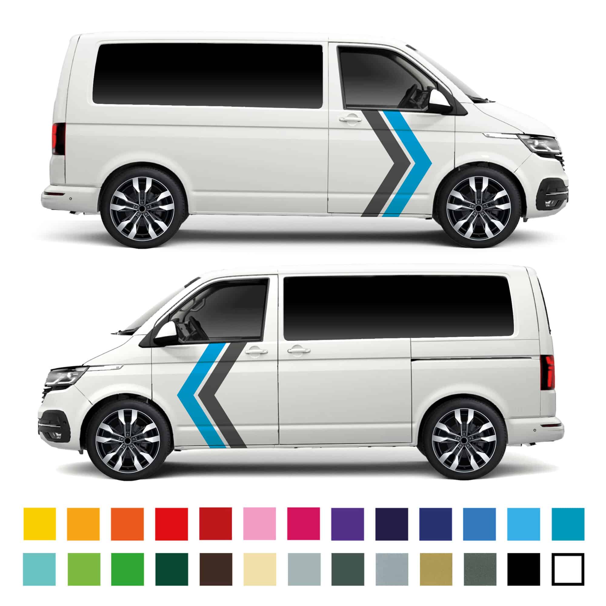 Transporter Camper Chevron Graphic